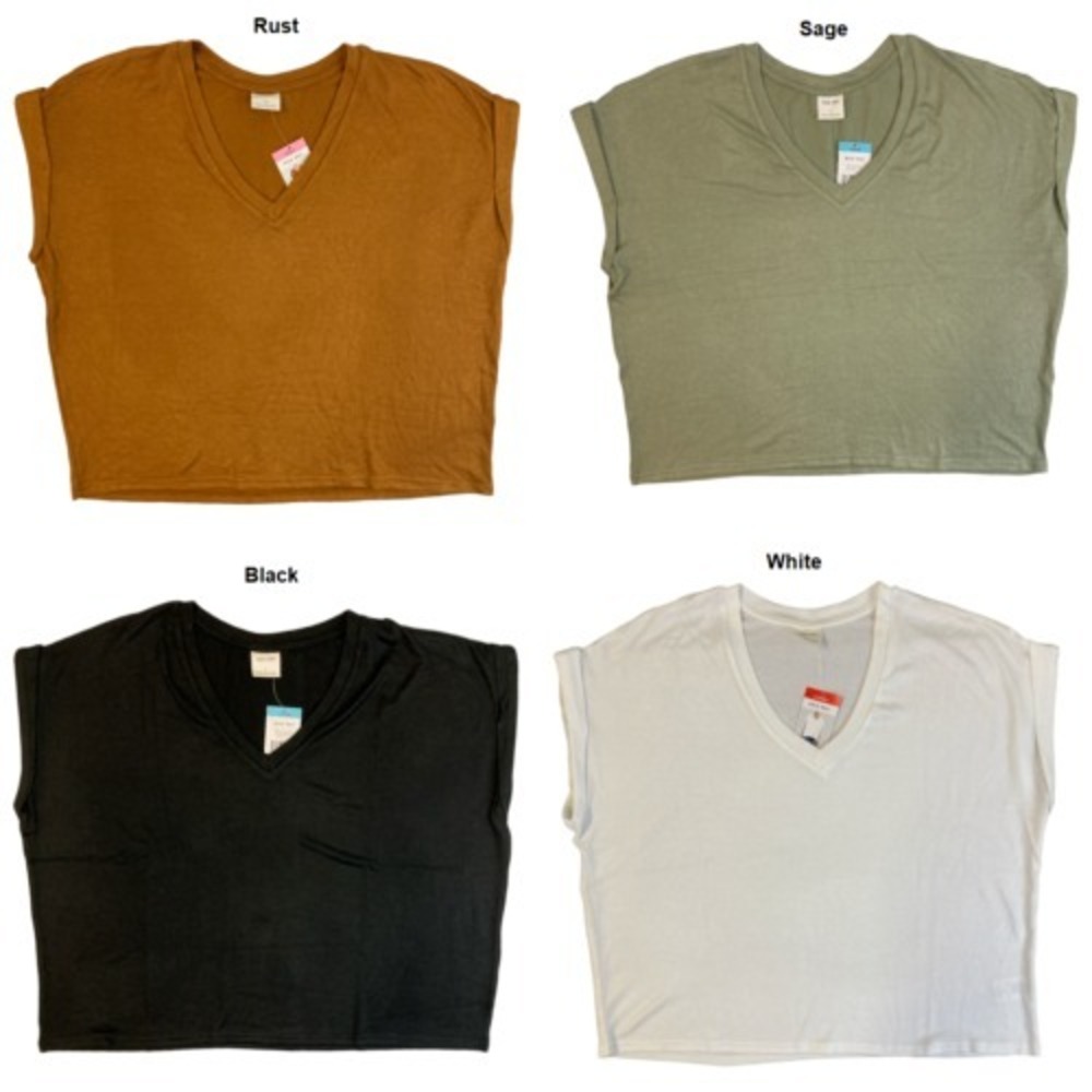 NWT Mod Ref V Neck Rust XXL